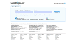 Desktop Screenshot of cdnpages.ca