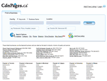Tablet Screenshot of cdnpages.ca